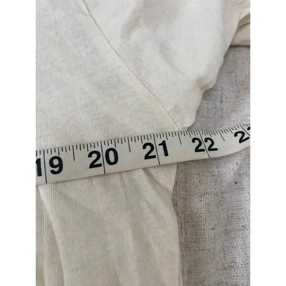 Anine Bing Ashton Vintage Cream Bing Tee Size Small - Picture 9 of 14